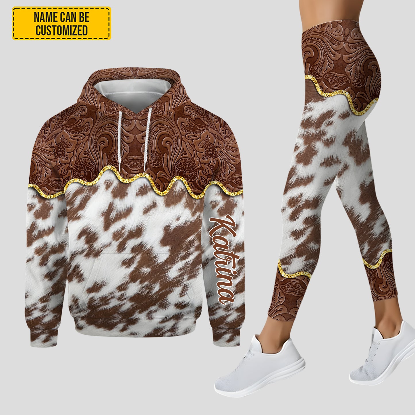 Country Western - Personalized Hoodie and Leggings