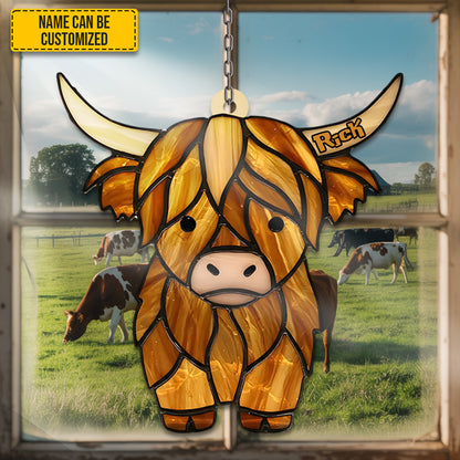 Cow Acrylic Window - Personalized Acrylic Window