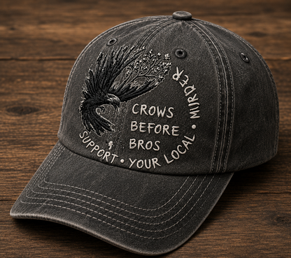 Support, Your Local, Murder, Crow Before - Denim Cap