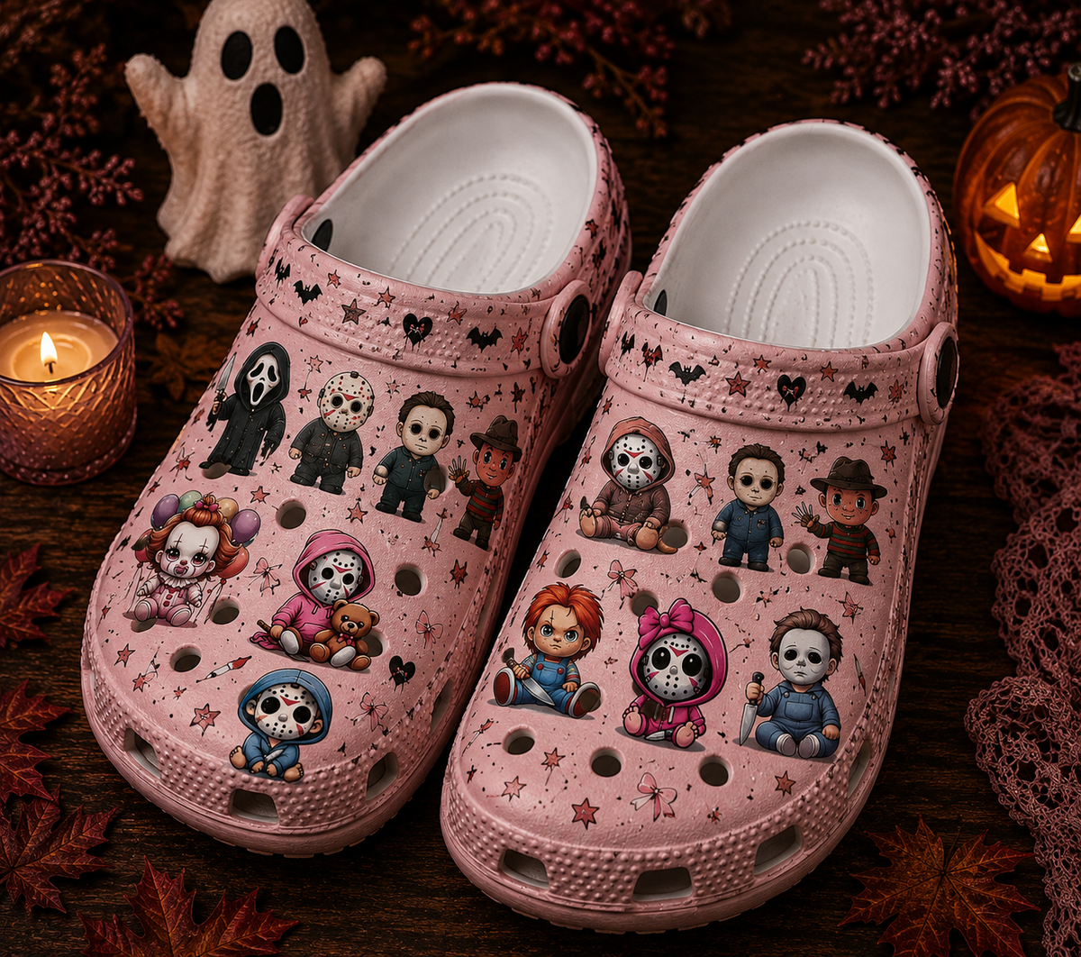 Cute Horror Halloween Crocs Version 3
