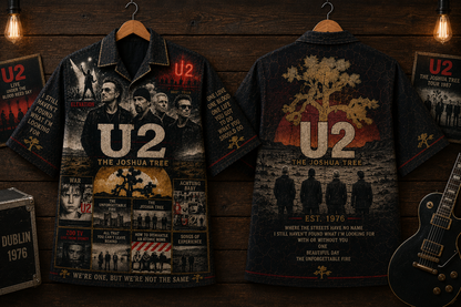 U2 Band Hawaiian Shirt - Vintage Music Rock Fan Gift