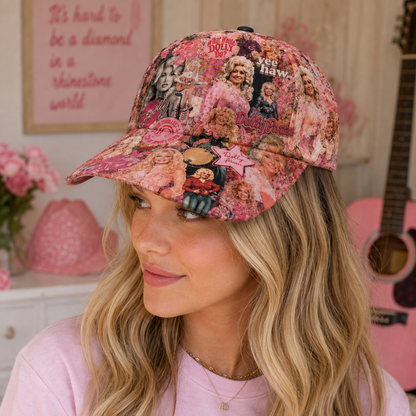 Dolly Parton Forever Collage Classic Cap – Country Music Gift for Dolly Fans & Country Lovers