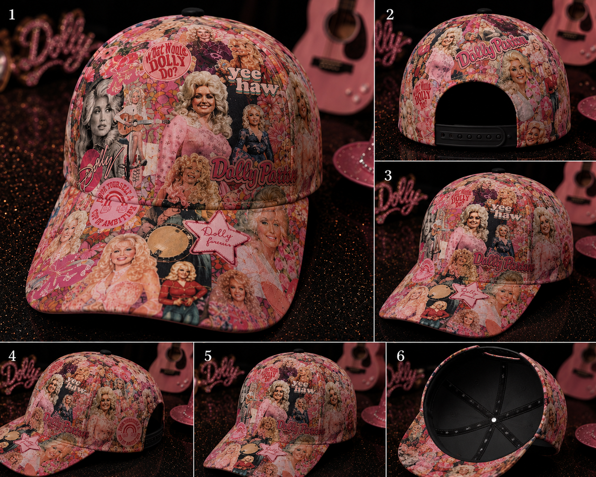 Dolly Parton Forever Collage Classic Cap – Country Music Gift for Dolly Fans & Country Lovers