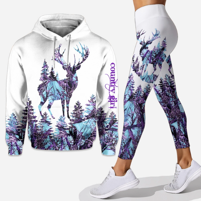 Country Girl - Personalized Hunting Hoodie and Leggings