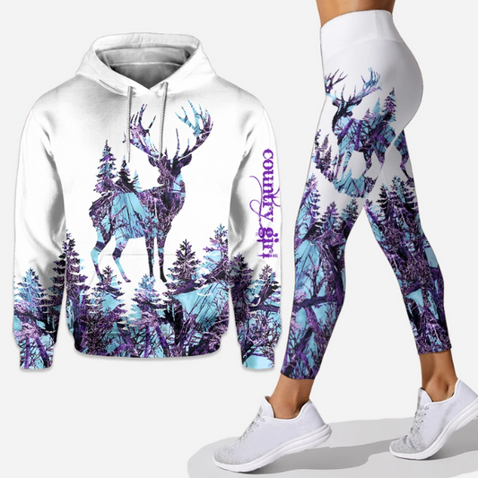 Country Girl - Personalized Hunting Hoodie and Leggings