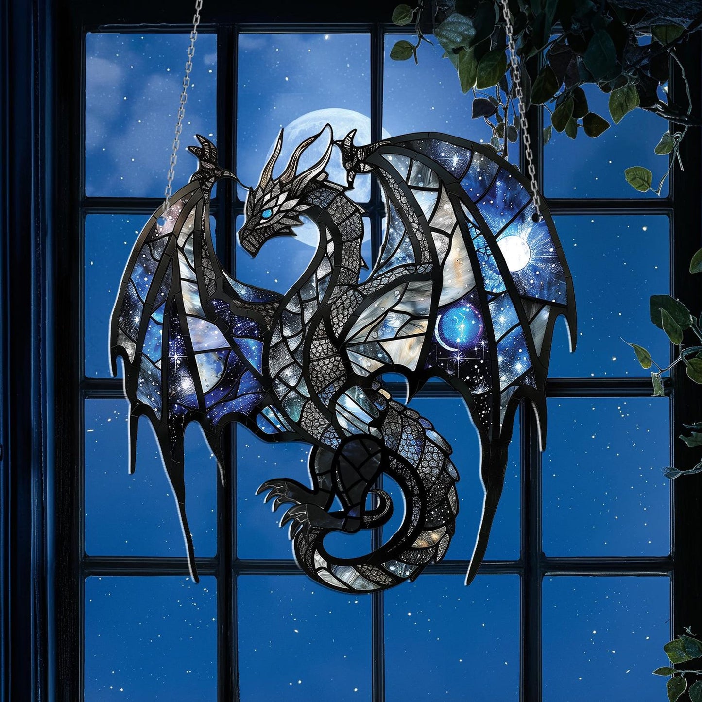 Colorful Dragon Acrylic Window Hangings