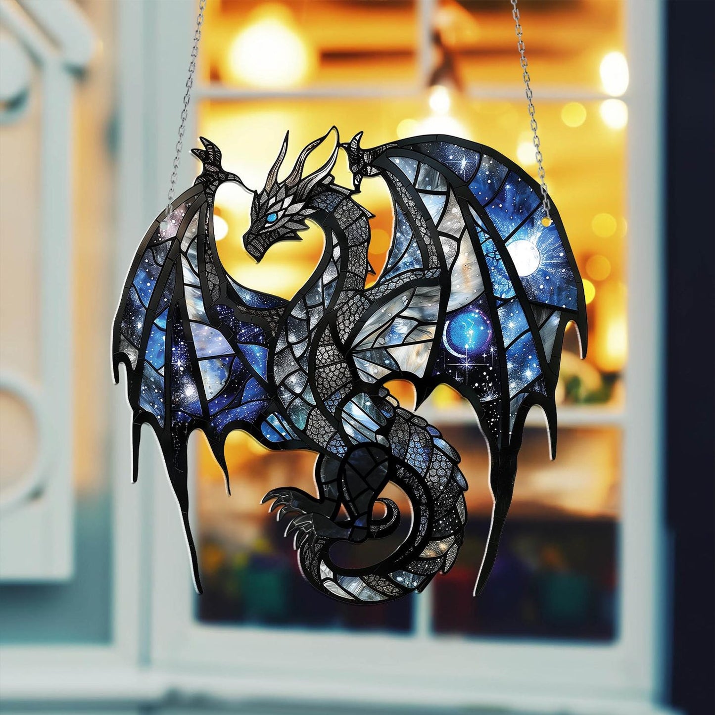 Colorful Dragon Acrylic Window Hangings