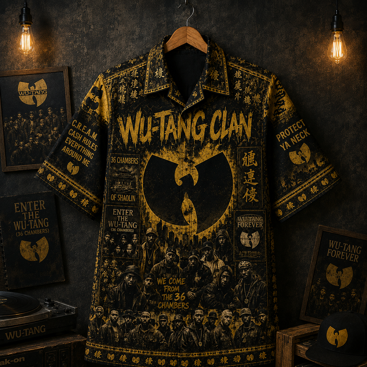 Wu-Tang Clan Hawaiian Shirt - Vintage Music Fan Gift