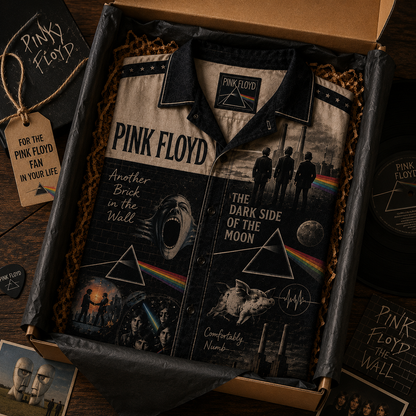 Pink Floyd Hawaiian Shirt - Vintage Music Fan Gift