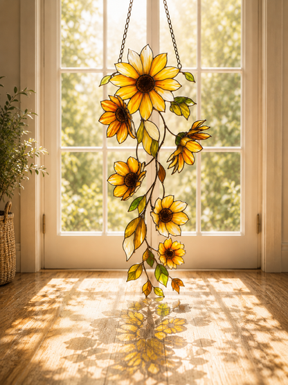 Beautiful Sunflower Window Hanging Suncatcher Acrylic