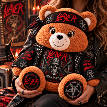 Aerosmith Custom Shaped Bear Pillow – Dream On Rock & Roll Legend Inspired Gift for Aerosmith Fans