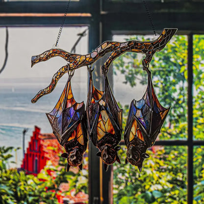 Bat Hanging Acrylic Window - Personalized Acrylic Window
