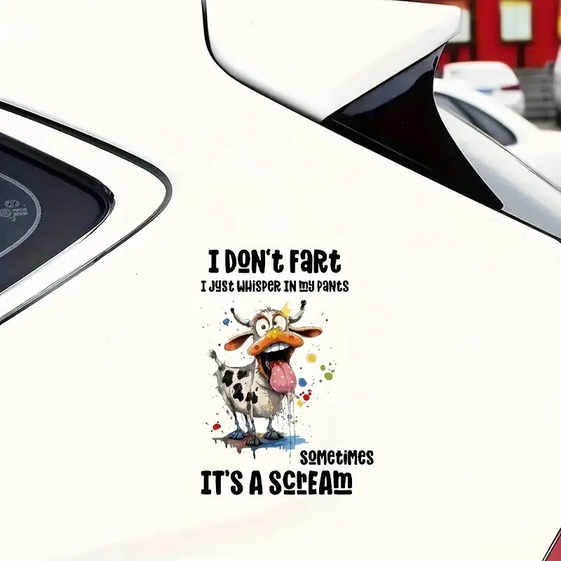 I Don't Fart - Cow Sticker