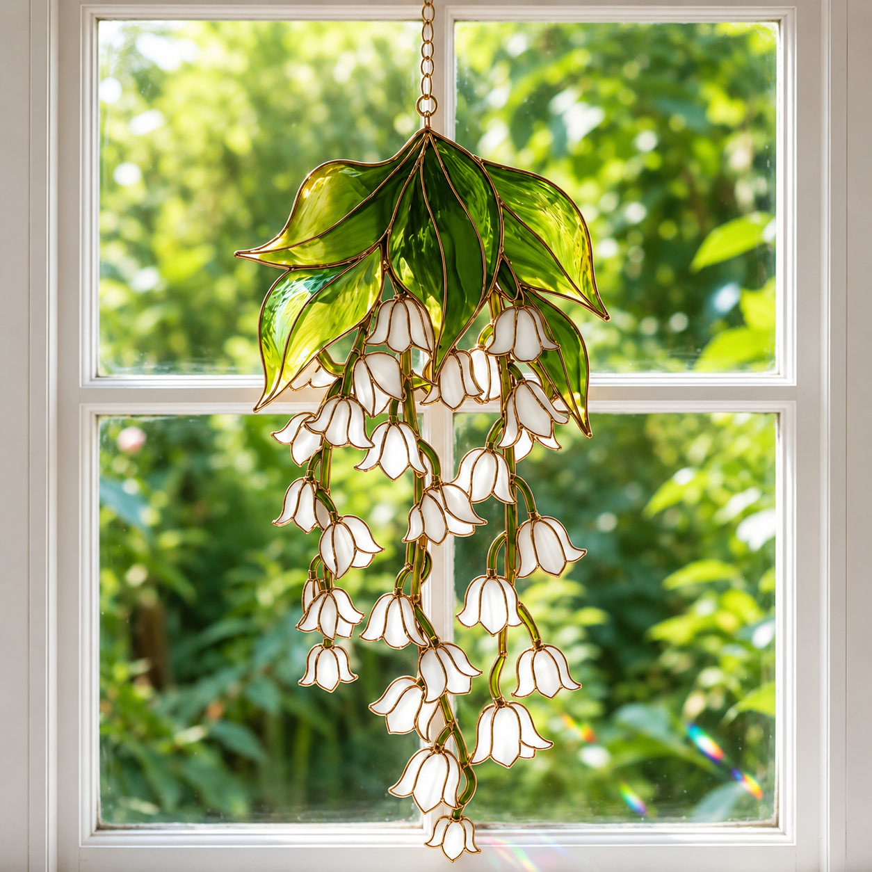 Lily of the Valley Window Hanging Suncatcher Acrylic
