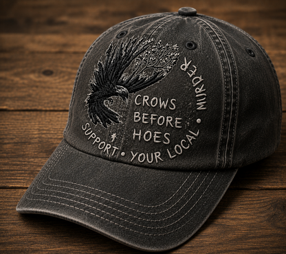 Support, Your Local, Murder, Crow Before - Denim Cap