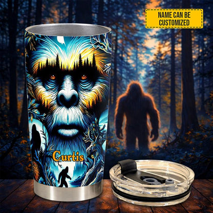 Personalized Vibrant Cartoon Bigfoot Tumbler