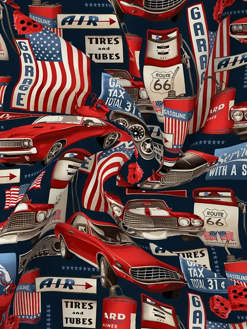 Men's Patriotic 4th Of July Hawaiian Shirt
