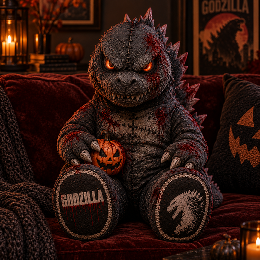 Godzilla King of the Monsters Custom Shape Pillow – Creepy Halloween Collector Gift