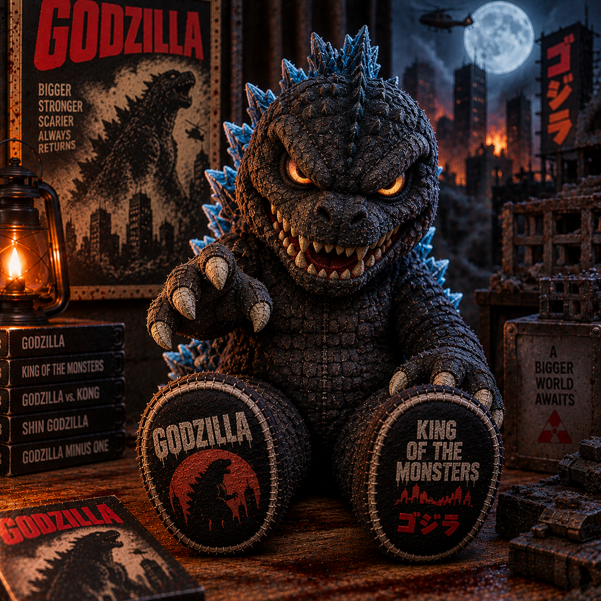 Godzilla King of the Monsters Custom Shape Pillow – Creepy Halloween Collector Gift 2