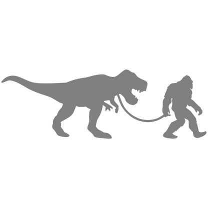 Bigfoot's Pet T-Rex Vinyl Sticker