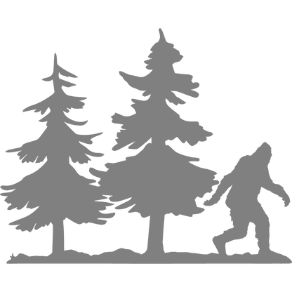 Bigfoot Windshield Stickers