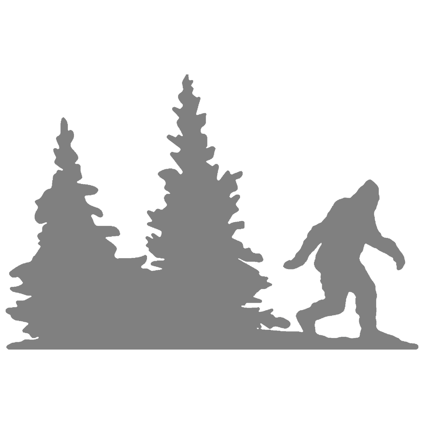 Bigfoot Windshield Sticker