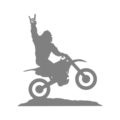 Bigfoot Rider Sticker