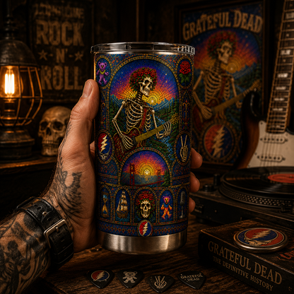 Rock Lovers - Classic Rock Legends Grateful Dead Tumbler Version 12