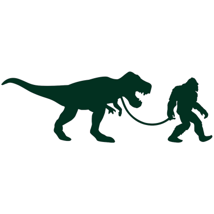 Bigfoot's Pet T-Rex Vinyl Sticker