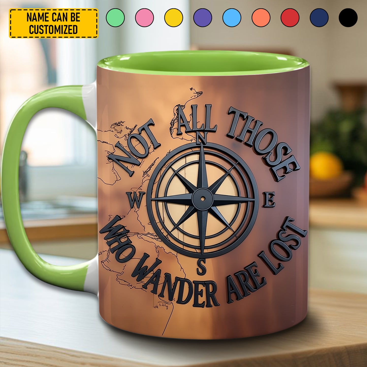 Wanderer’s Soul – Personalized Accent Mug
