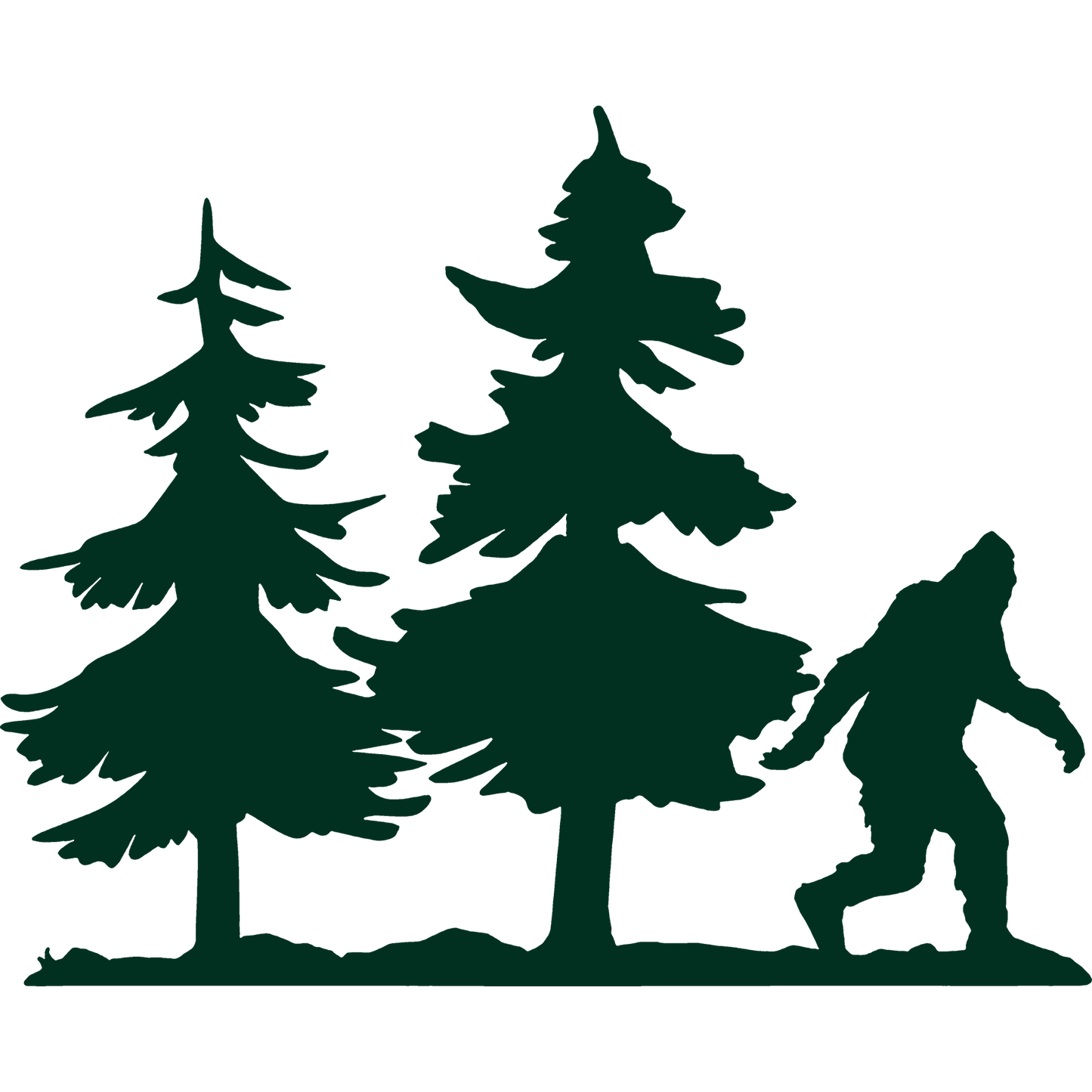 Bigfoot Windshield Stickers