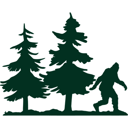 Bigfoot Windshield Stickers
