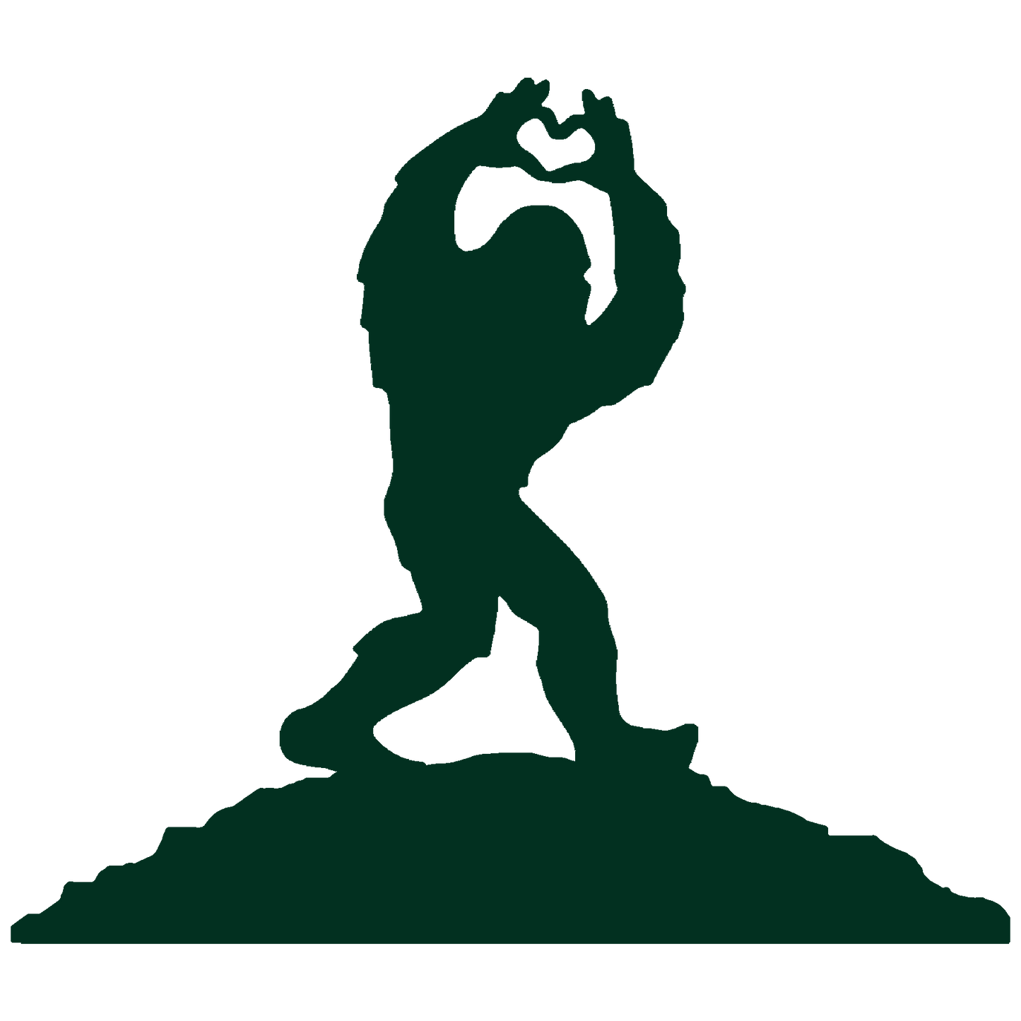 Forest Love Bigfoot Sticker