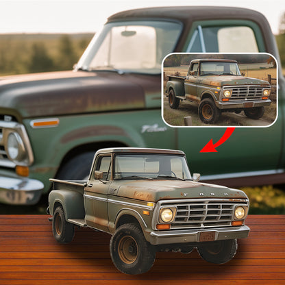 Country Memories – Personalized Photo Acrylic Plaque