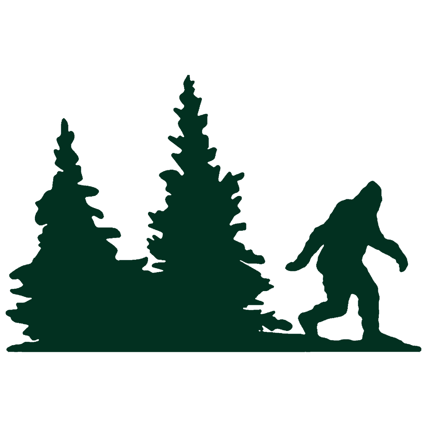 Bigfoot Windshield Sticker