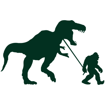 Dino Walker Bigfoot Sticker