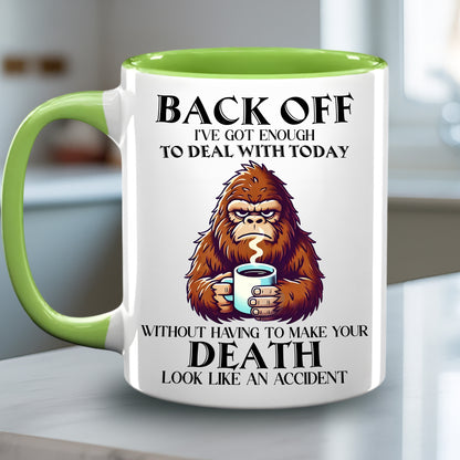 Funny Bigfoot Coffee Accent Mug