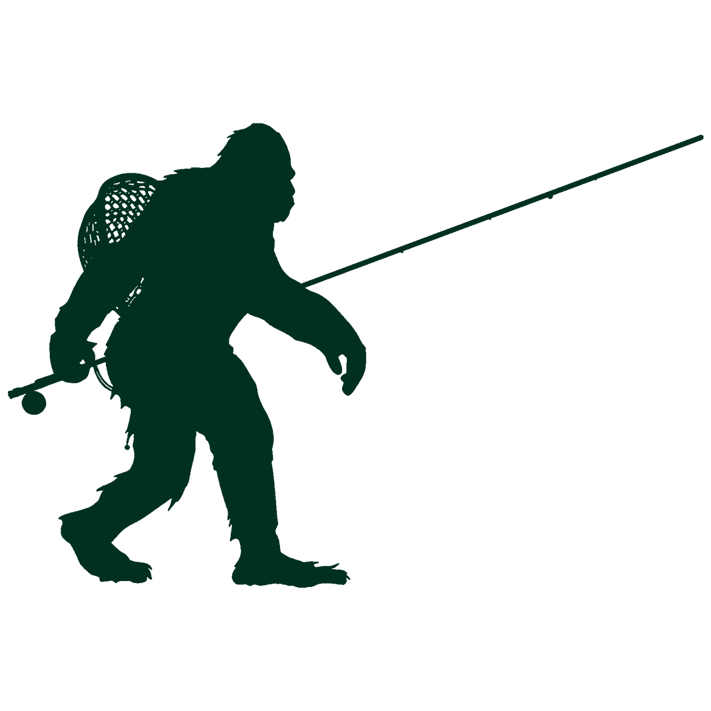 Sasquatch Fly Fishing Stickers