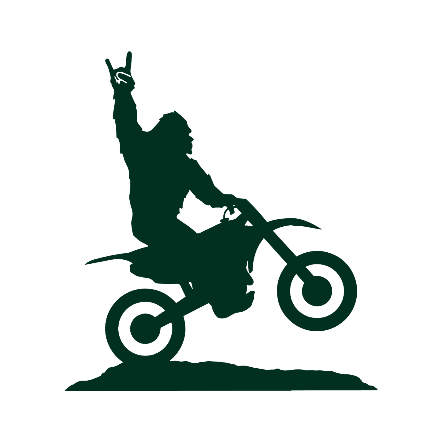 Bigfoot Rider Sticker