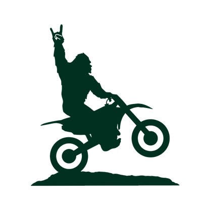 Bigfoot Rider Sticker