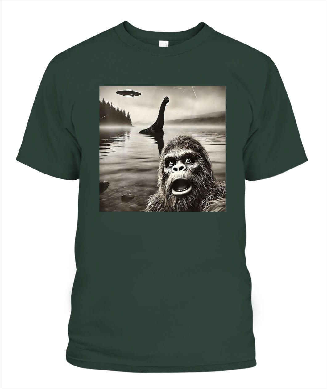 Loch Ness Witness – Bigfoot Selfie Shirt