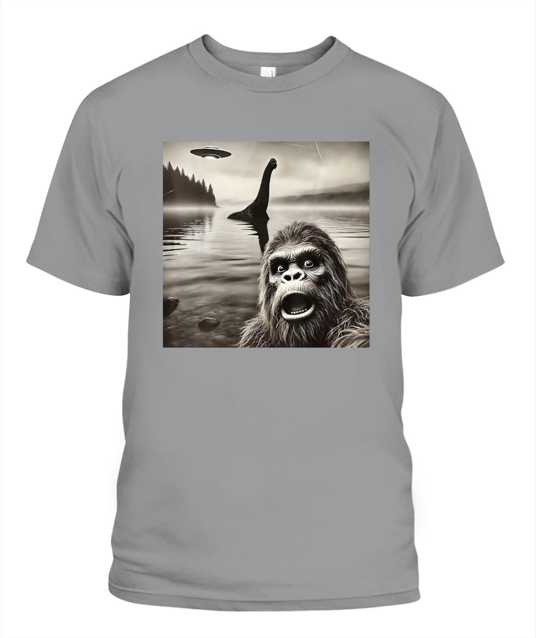 Loch Ness Witness – Bigfoot Selfie Shirt