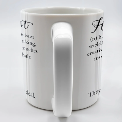 Hairapist Creative Genius Who Touches Hearts, Coffee Mug, Gift For Hairstylist