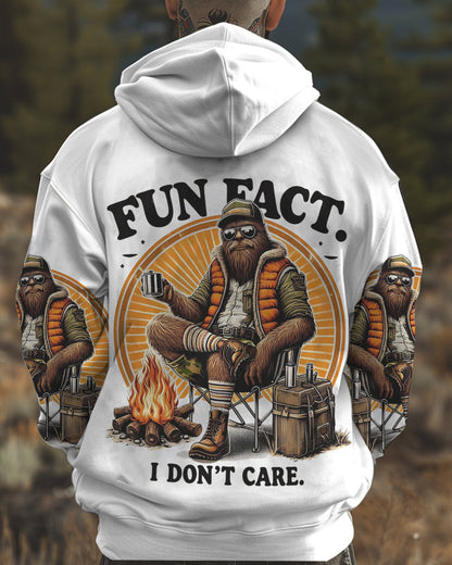 Fun Fact I Don't Care – Personalized Bigfoot All Over Print Shirt