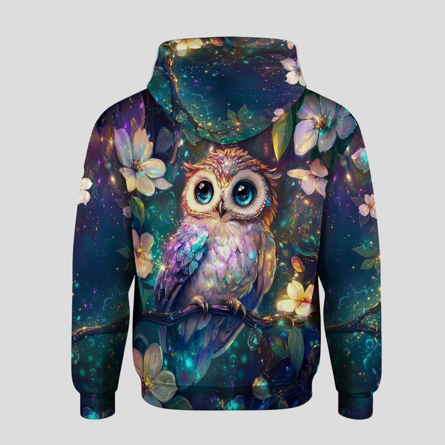 Personalized Beautiful Owl Hoodie and Leggings