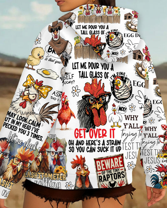 Funny Chicken - Chicken All Over Print