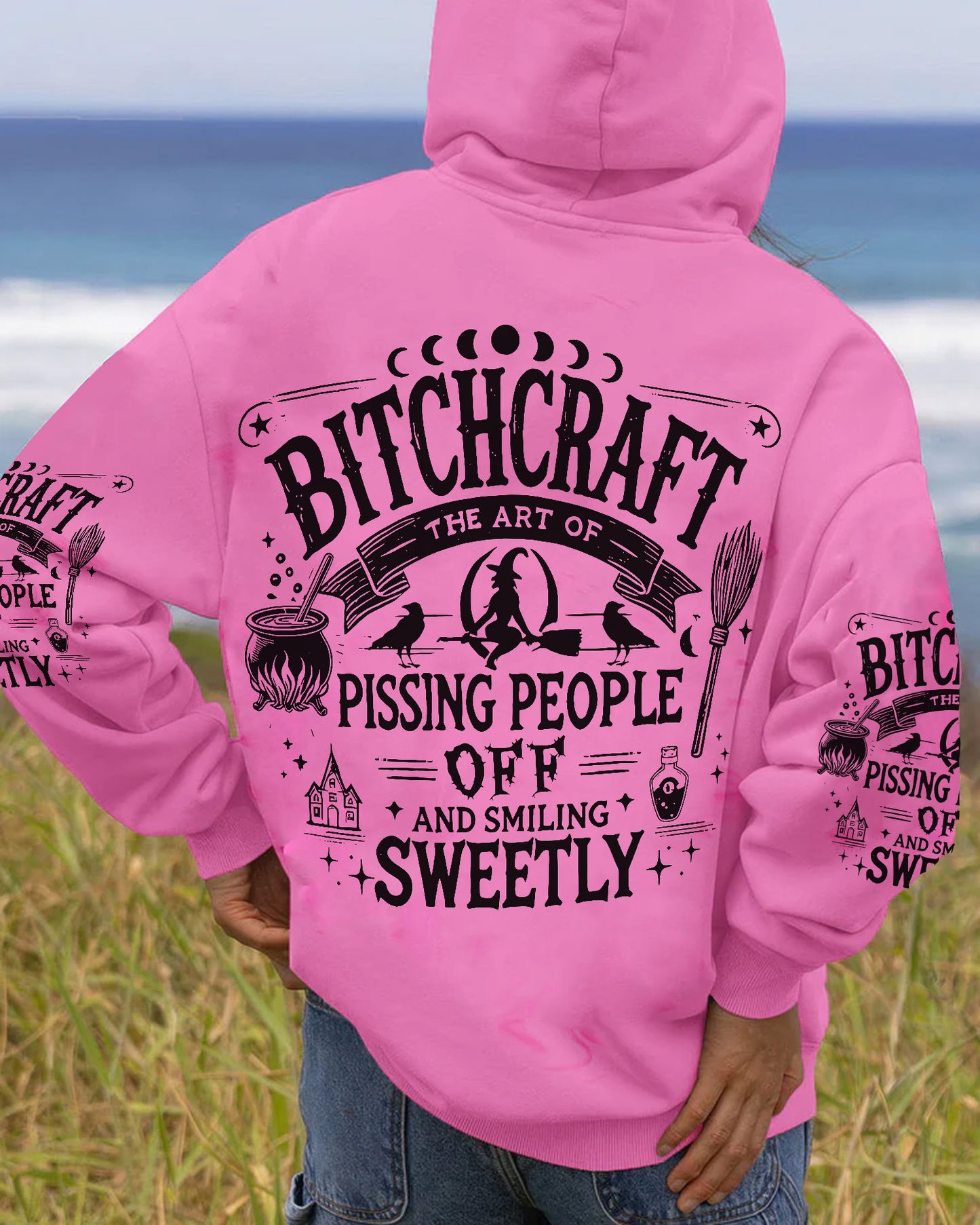 Bitchcraft All Over Print Shirt - The Art of Sass & Sweet Revenge