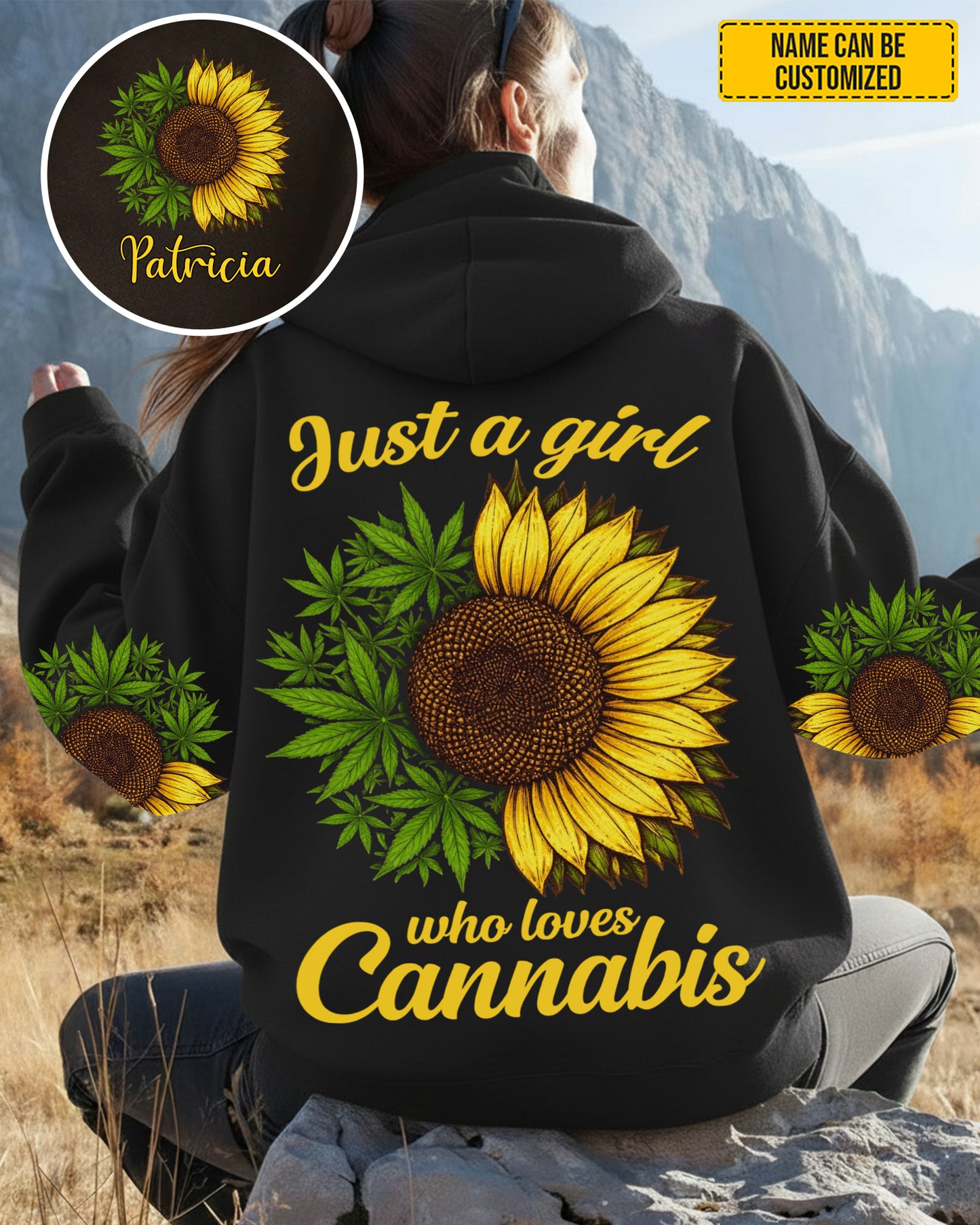 Just A Girl Who Loves Cannabis  - Personalized All Over Print Shirt