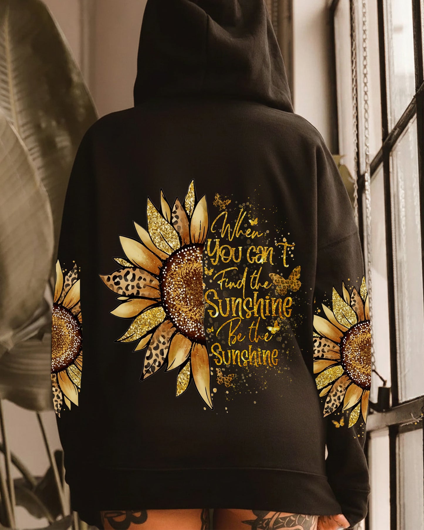 Be The Sunshine - Personalized Sunflower All Over Print Shirt