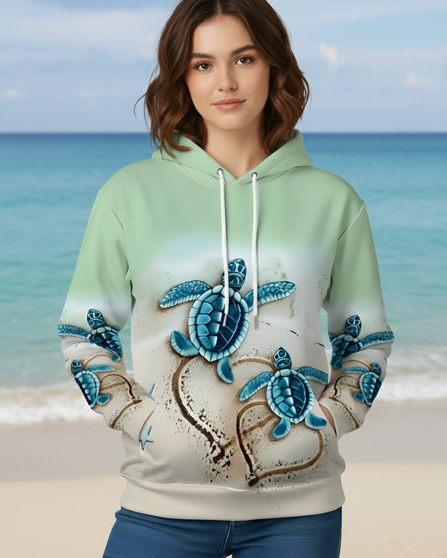 Sea Turtle All Over Print Shirt